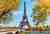 Eiffel Tower in Paris with bridge over the Seine | Escorted Tours
