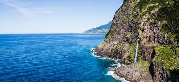 Ribeira Brava | waterfall | Madeira | Riviera Travel | escorted tour