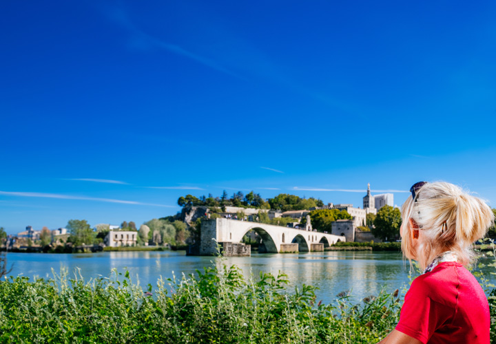 Solo traveller in Avignon, France