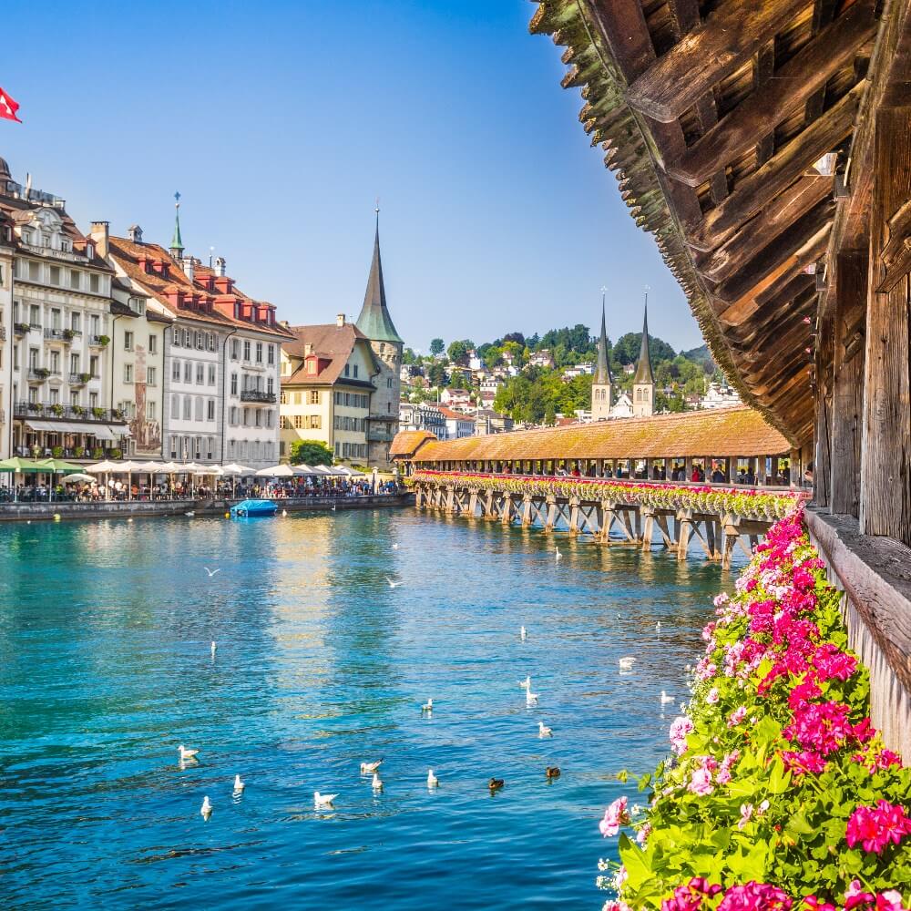 Chapel Bridge - Lucerne, Switzerland