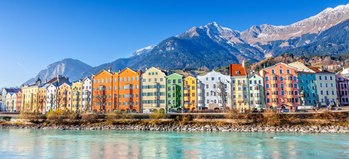 Innsbruck cityscape, Austria