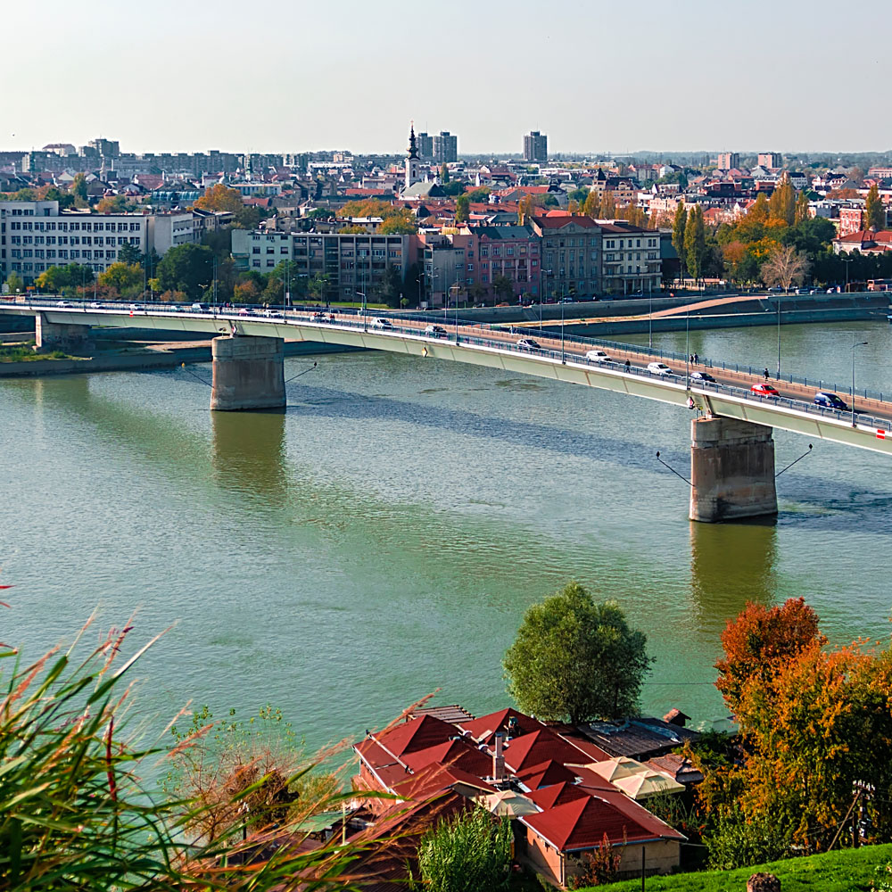 Bridge over the river, Novi Sad