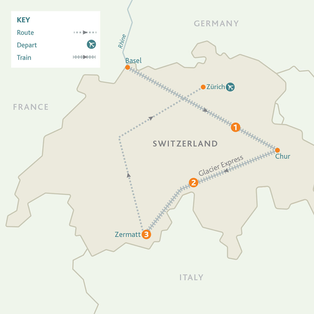 Extension route map