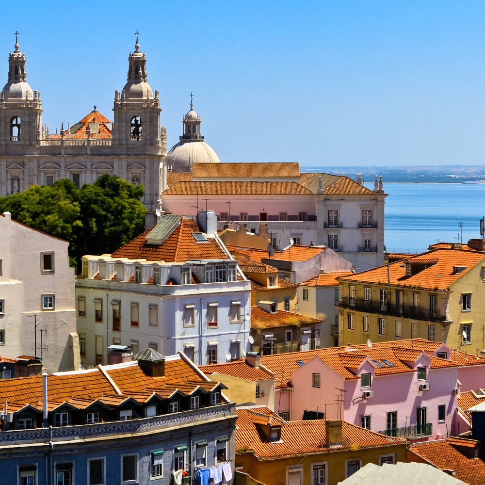 Buildings in Lisbon, Portugal
