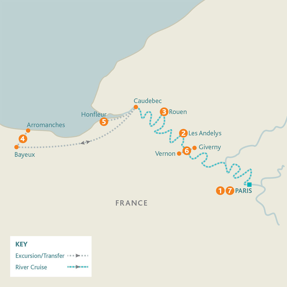 seine cruise route