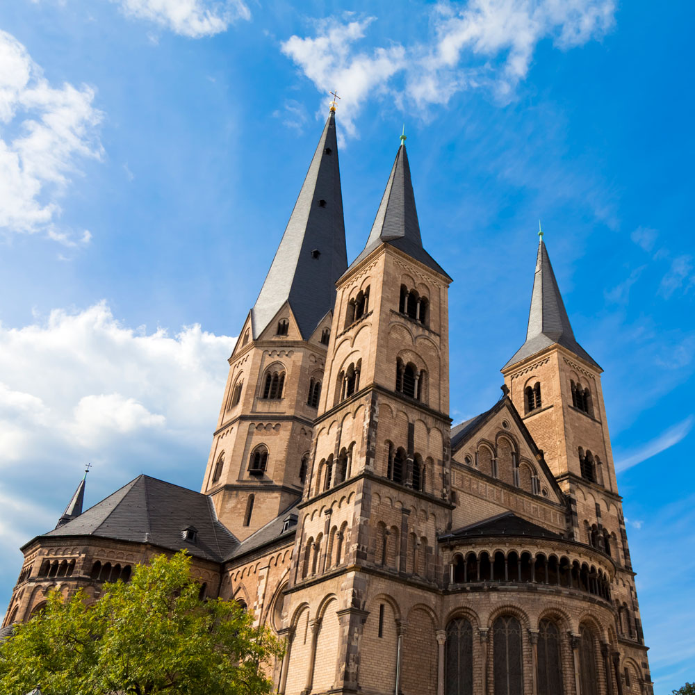 The Bonn Minster, one of Germany's oldest churches