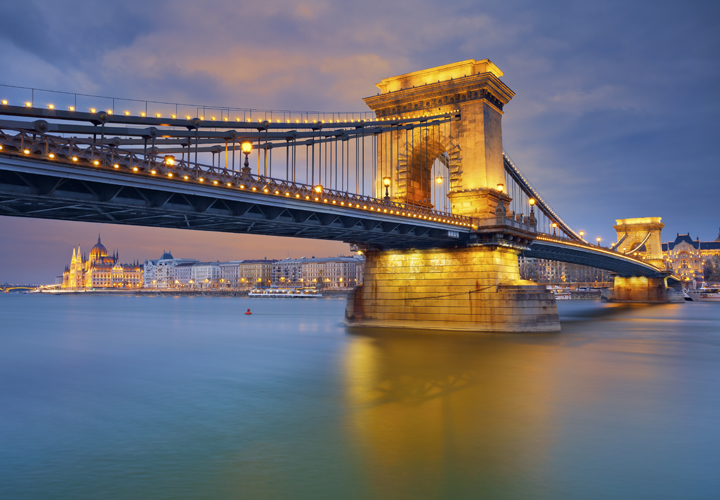 Budapest Chain Bridge over the Danube