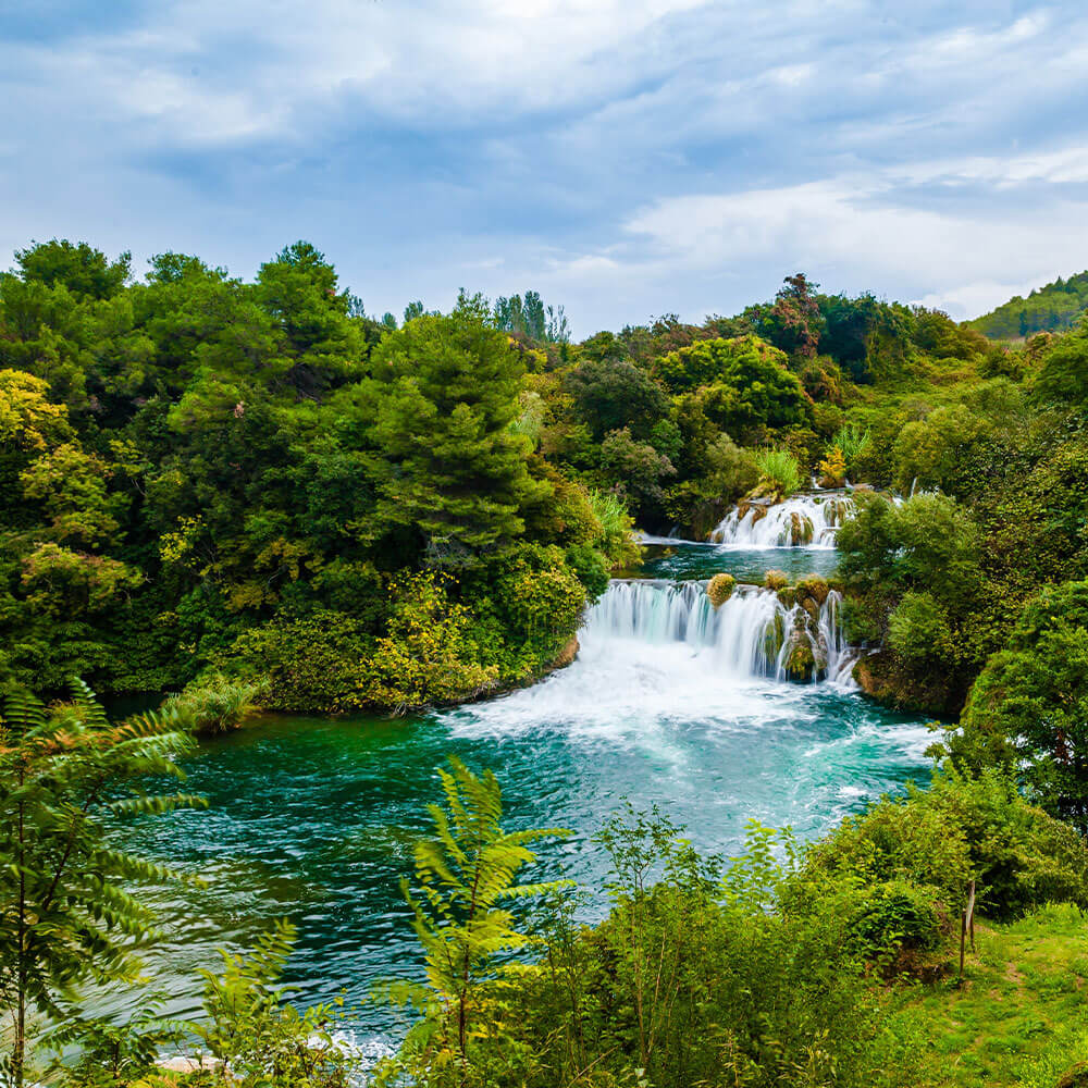 Waterfalls at Krka National Park 