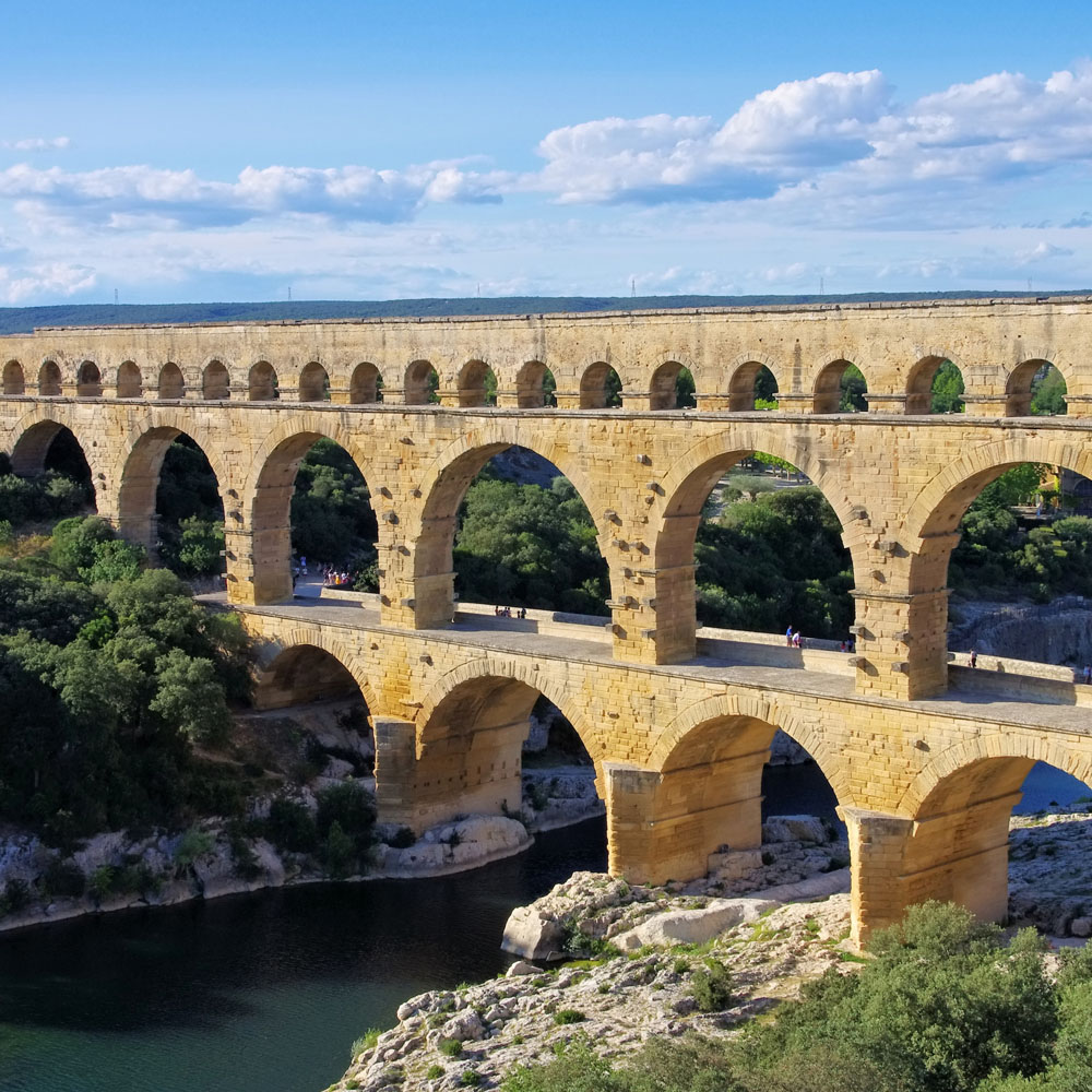 Pont du Gard Roman aqueduct, France